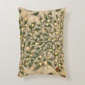 ウィリアムモリスフローラフルーツガーデンフラワークラシックズ アクセントクッション (正面(垂直))