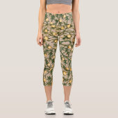 ウィリアムモリスフローラフルーツガーデンフラワークラシックズ カプリレギンス (正面)