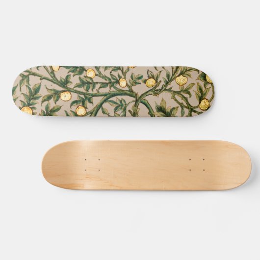ウィリアムモリスフローラフルーツガーデンフラワークラシックズ スケートボード (横)