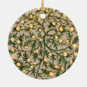 ウィリアムモリスフローラフルーツガーデンフラワークラシックズ セラミックオーナメント (裏面)
