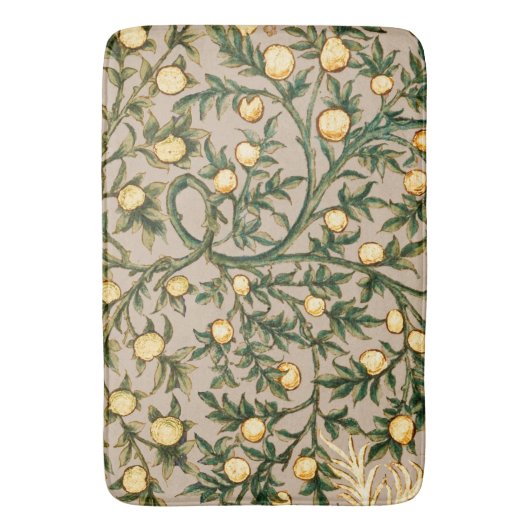 ウィリアムモリスフローラフルーツガーデンフラワークラシックズ バスマット (正面縦)