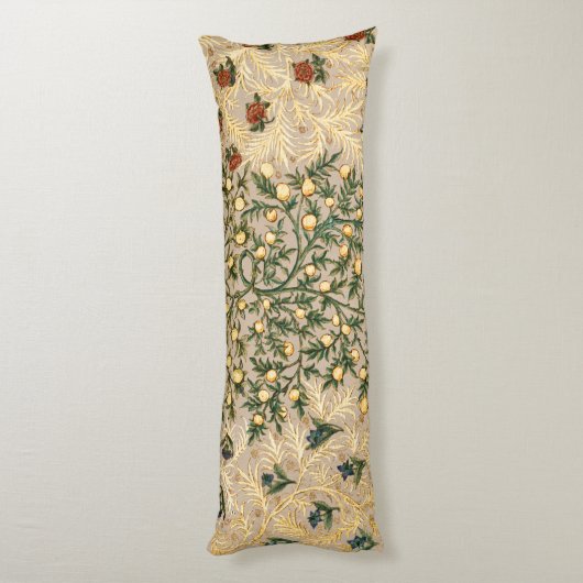 ウィリアムモリスフローラフルーツガーデンフラワークラシックズ ボディピロー (裏面 (縦))