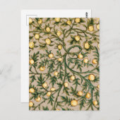 ウィリアムモリスフローラフルーツガーデンフラワークラシックズ ポストカード (正面/裏面)