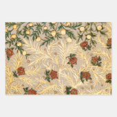 ウィリアムモリスフローラフルーツガーデンフラワークラシックズ ラッピングペーパーシート (正面3)