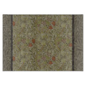 ウィリアムモリスフローラリリーウィローアートプリントデザイン カッティングボード (正面)