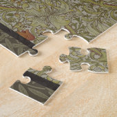 ウィリアムモリスフローラリリーウィローアートプリントデザイン ジグソーパズル (側面)