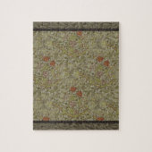 ウィリアムモリスフローラリリーウィローアートプリントデザイン ジグソーパズル (縦)