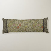 ウィリアムモリスフローラリリーウィローアートプリントデザイン ボディピロー (裏面)