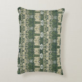 ウィリアムモリスフローラヴィンテージアートチューリップアンドバラ アクセントクッション (裏面(縦))