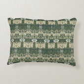 ウィリアムモリスフローラヴィンテージアートチューリップアンドバラ アクセントクッション (裏面)