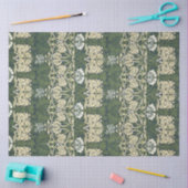 ウィリアムモリスフローラヴィンテージアートチューリップアンドバラ 薄葉紙 (クラフト)