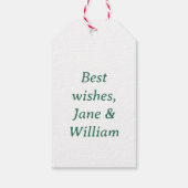 ウィリアムモリスフローラ壁紙 ギフトタグ (裏面)