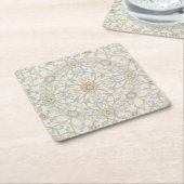 ウィリアムモリスフローラ紙コースター スクエアペーパーコースター (アングル)