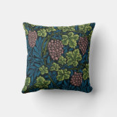 ウィリアムモリスブドウつる植物 クッション (裏面)