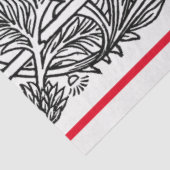 ウィリアムモリスブラックアンドホワイトデザインティッシュペーパー 薄葉紙 (詳細)