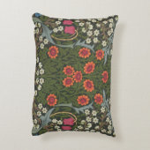 ウィリアムモリスブラックソーンガーデンフラワークラシックズ アクセントクッション (裏面(縦))