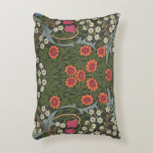 ウィリアムモリスブラックソーンガーデンフラワークラシックズ アクセントクッション (正面(垂直))