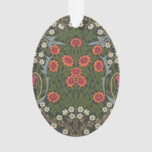 ウィリアムモリスブラックソーンガーデンフラワークラシックズ オーナメント (裏面)