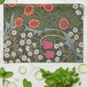 ウィリアムモリスブラックソーンガーデンフラワークラシックズ キッチンタオル (折り畳み)