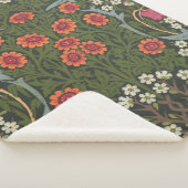 ウィリアムモリスブラックソーンガーデンフラワークラシックズ シェルパブランケット (3/4)