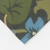 ウィリアムモリスブラックソーンガーデンフラワークラシックズ フリースブランケット (角)