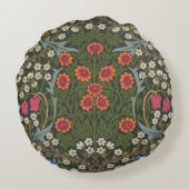 ウィリアムモリスブラックソーンガーデンフラワークラシックズ ラウンドクッション (裏面)