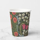 ウィリアムモリスブラックソーンガーデンフラワークラシックズ 紙コップ (裏面)