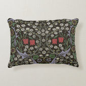 ウィリアムモリスブラックソーンタペストリーフローラ アクセントクッション (正面)