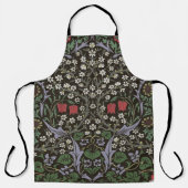ウィリアムモリスブラックソーンタペストリーフローラ エプロン (正面)