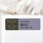 ウィリアムモリスブラックソーンタペストリーフローラ ラベル (インサイチュ)