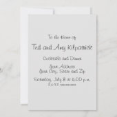 ウィリアムモリスブラックソーンタペストリーフローラ 招待状 (裏面)