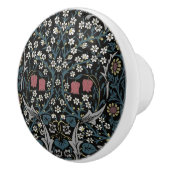 ウィリアムモリスブラックソーンフローラアールヌーボー セラミックノブ (右)