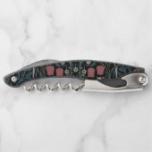 ウィリアムモリスブラックソーンフローラアールヌーボー ソムリエナイフ (裏面)