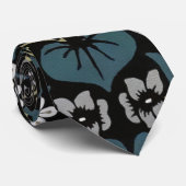 ウィリアムモリスブラックソーンフローラアールヌーボー ネクタイ (ロール)