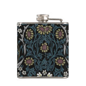 ウィリアムモリスブラックソーンフローラアールヌーボー フラスク (裏面)