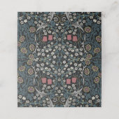 ウィリアムモリスブラックソーンフローラアールヌーボー プレイスカード (外部開封)