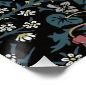 ウィリアムモリスブラックソーンフローラアールヌーボー ポスター (コーナー)