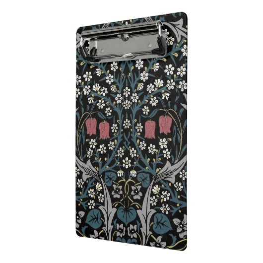 ウィリアムモリスブラックソーンフローラアールヌーボー ミニクリップボード (アングル2)