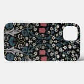 ウィリアムモリスブラックソーンフローラアールヌーボー Case-Mate iPhoneケース (裏面 (横))