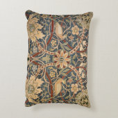 ウィリアムモリスブルズウッドタフェイクペストリー アクセントクッション (裏面(縦))