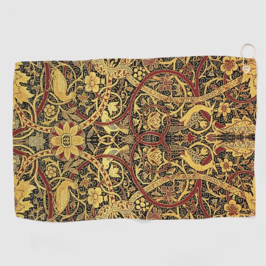 ウィリアムモリスブルズウッドタフェイクペストリー ゴルフタオル (横)