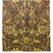 ウィリアムモリスブルズウッドタフェイクペストリー シャワーカーテン (正面)