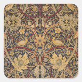 ウィリアムモリスブルズウッドタフェイクペストリー スクエアシール (正面)