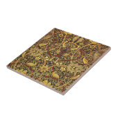 ウィリアムモリスブルズウッドタフェイクペストリー タイル (側面)