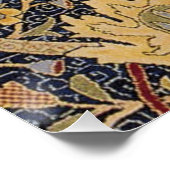 ウィリアムモリスブルズウッドタフェイクペストリー ポスター (コーナー)