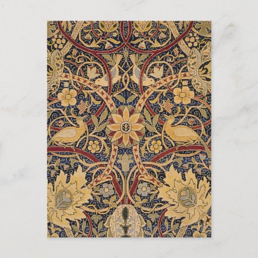 ウィリアムモリスブルズウッドタフェイクペストリー ポストカード (正面)