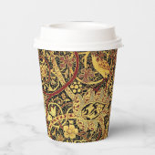 ウィリアムモリスブルズウッドタフェイクペストリー 紙コップ (裏面)