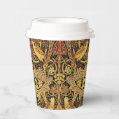 ウィリアムモリスブルズウッドタフェイクペストリー 紙コップ (右)