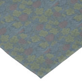 ウィリアムモリスブルーフローラつる植物壁紙デザイン テーブルクロス (アングル)