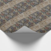 ウィリアムモリスブルーベルタペストリーデザイン ラッピングペーパー (角)